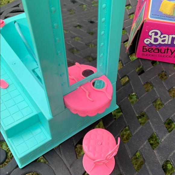 Vintage 1975 Barbie Turquoise Beauty Bath Set - Picture 7 of 8